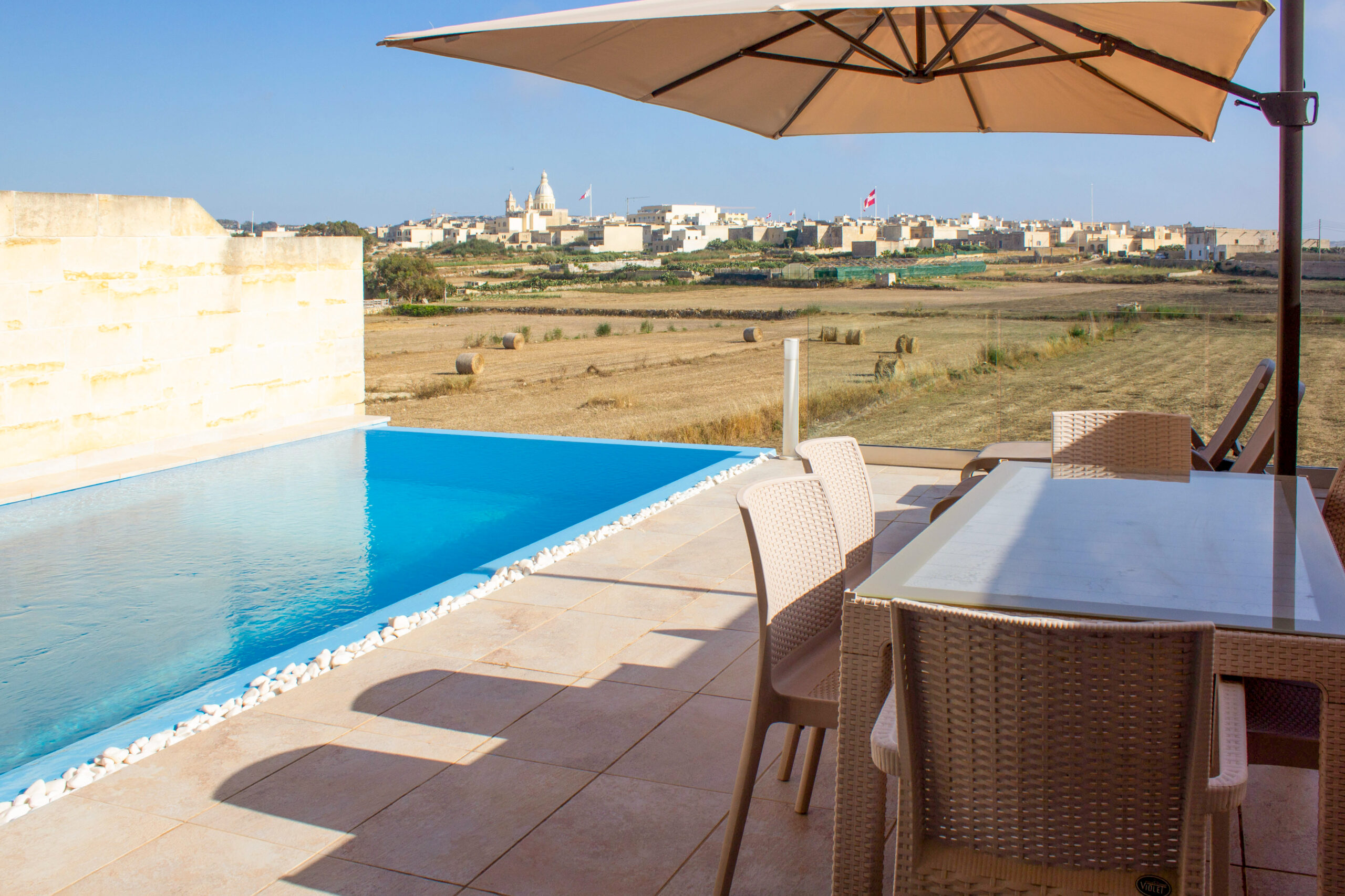 Kenn - 4-Bed Farmhouse with Infinity Pool | Panoramic Views | Gharb, Gozo