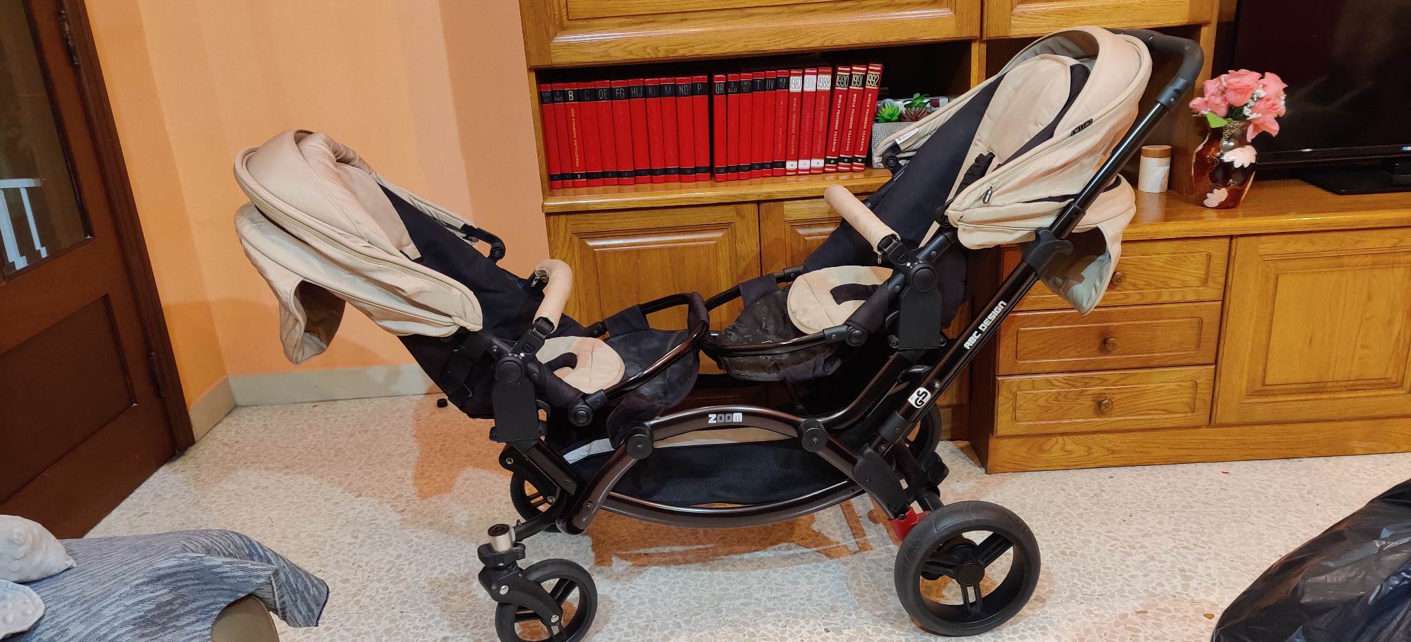 Twin 3in1 pram
