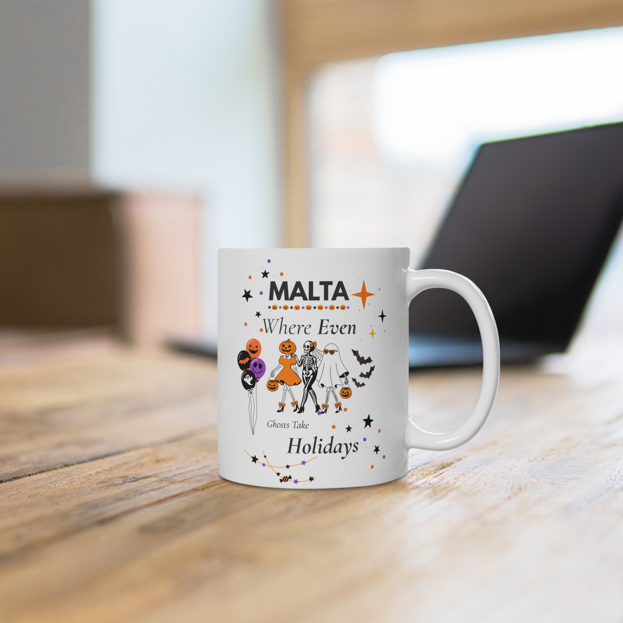 Malta, Where Even Ghosts Take Holidays” T-shirt