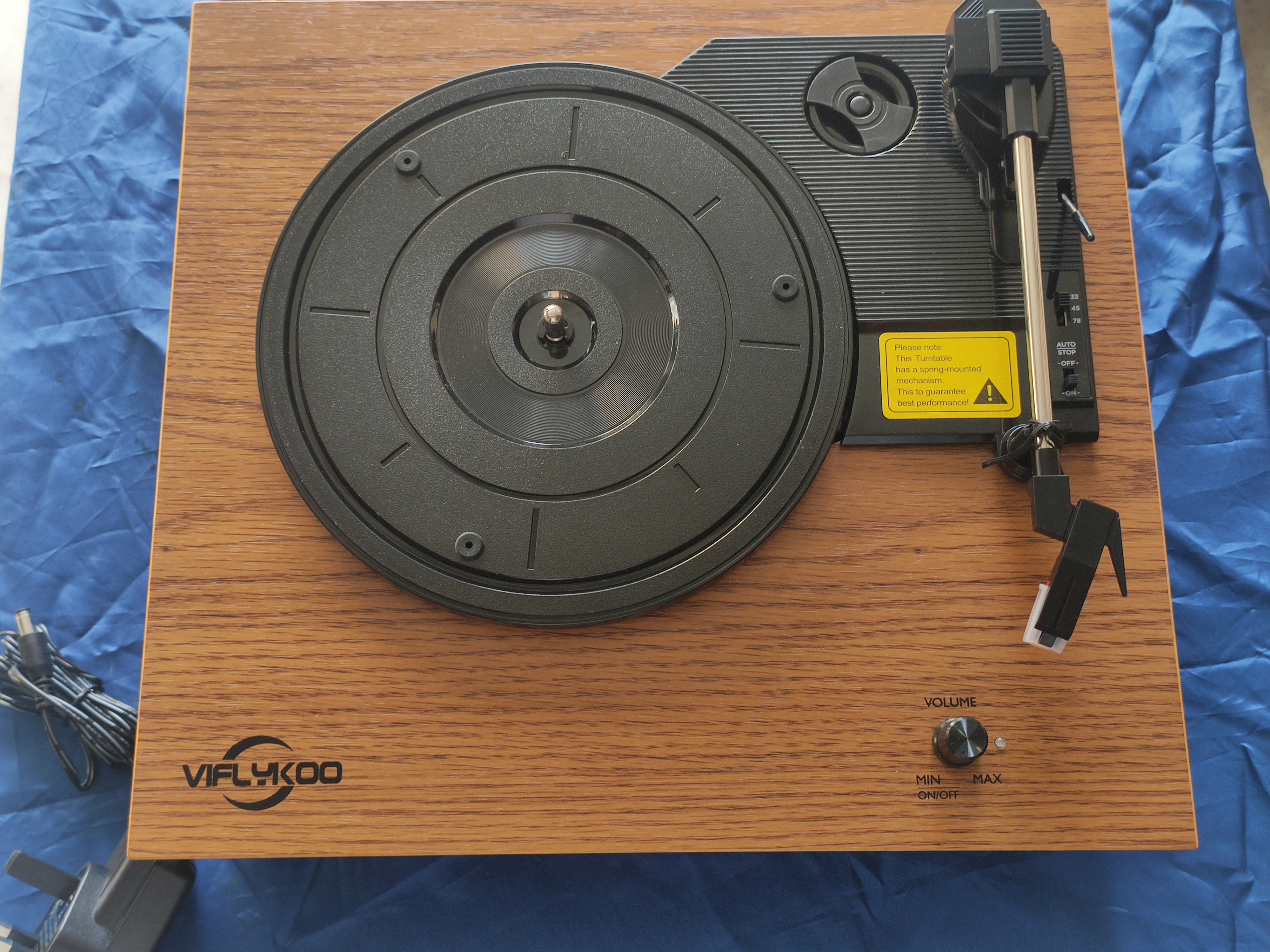 Record Player, Bluetooth Portable NEW