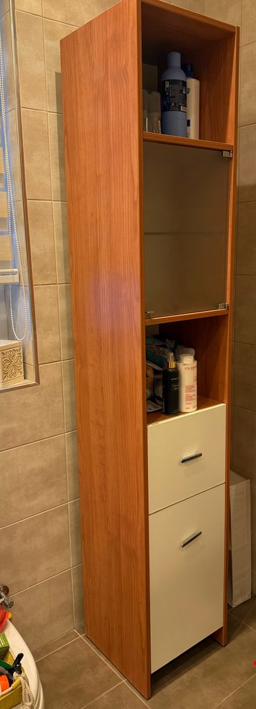 Bathroom tall cabinet