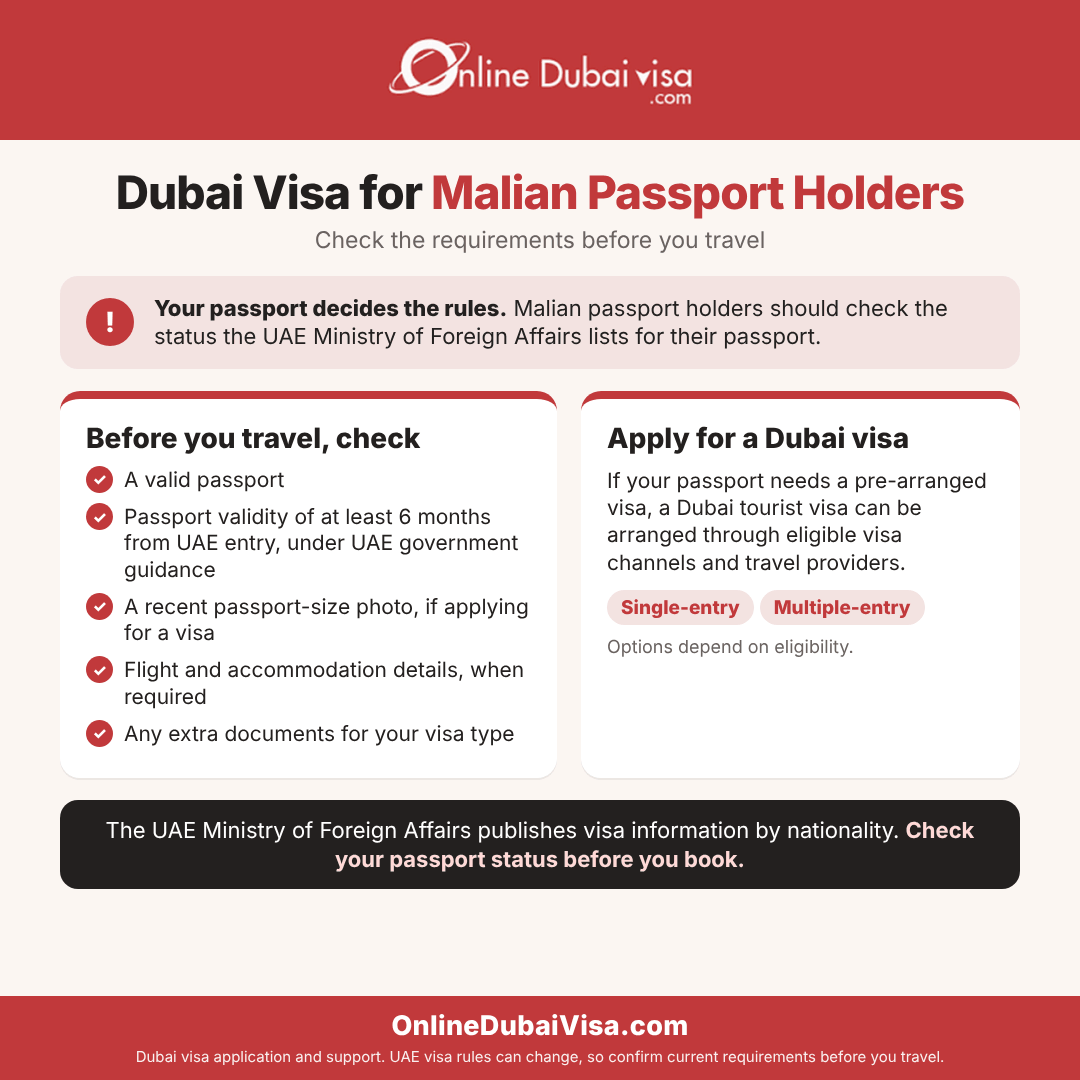 Dubai Visa for Malta Citizens - Apply Online